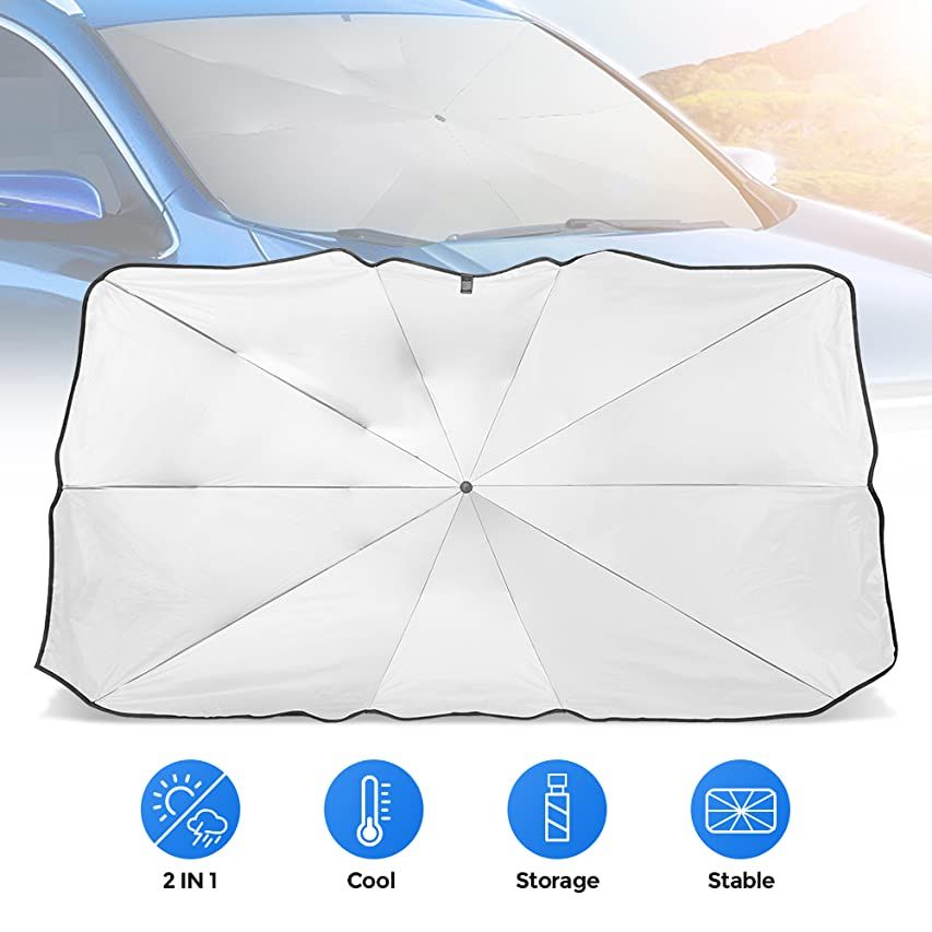 Car Windshield Sun Shade KEEP YOUR CAR COLD IN SUMMER SEASON ENJOY FREE SHIPPING ALL OVER UAE